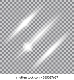 Creative concept Vector set of glow light effect stars bursts with sparkles isolated on black background. For illustration template art design, banner for Christmas celebrate, magic flash energy ray.