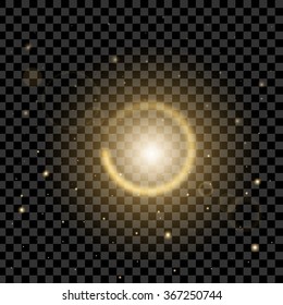 Creative concept Vector set of glow light effect stars bursts with sparkles isolated on black background. For illustration template art design, banner for Christmas celebrate, magic flash energy ray.