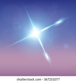 Creative concept Vector set of glow light effect stars bursts with sparkles isolated on black background. For illustration template art design, banner for Christmas celebrate, magic flash energy ray.