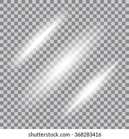 Creative concept Vector set of glow light effect stars bursts with sparkles isolated on black background. For illustration template art design, banner for Christmas celebrate, magic flash energy ray.