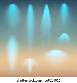 Creative concept Vector set of glow light effect stars bursts with sparkles isolated on black background. For illustration template art design, banner for Christmas celebrate, magic flash energy ray.