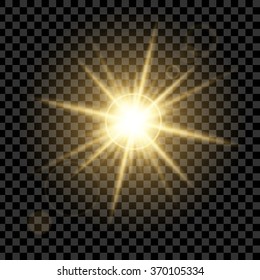 Creative concept Vector set of glow light effect stars bursts with sparkles isolated on black background. For illustration template art design, banner for Christmas celebrate, magic flash energy ray.