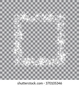 Creative concept Vector set of glow light effect stars bursts with sparkles isolated on black background. For illustration template art design, banner for Christmas celebrate, magic flash energy ray.