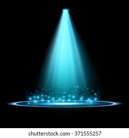 Creative concept Vector set of glow light effect stars bursts with sparkles isolated on black background. For illustration template art design, banner for Christmas celebrate, magic flash energy ray.