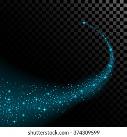 Creative concept Vector set of glow light effect stars bursts with sparkles isolated on black background. For illustration template art design, banner for Christmas celebrate, magic flash energy ray.