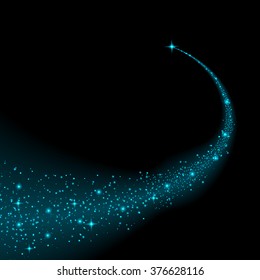 Creative concept Vector set of glow light effect stars bursts with sparkles isolated on black background. For illustration template art design, banner for Christmas celebrate, magic flash energy ray.