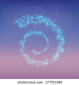 Creative concept Vector set of glow light effect stars bursts with sparkles isolated on black background. For illustration template art design, banner for Christmas celebrate, magic flash energy ray.