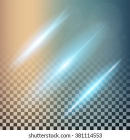 Creative concept Vector set of glow light effect stars bursts with sparkles isolated on black background. For illustration template art design, banner for Christmas celebrate, magic flash energy ray.