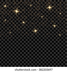 Creative concept Vector set of glow light effect stars bursts with sparkles isolated on black background. For illustration template art design, banner for Christmas celebrate, magic flash energy ray.