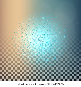 Creative concept Vector set of glow light effect stars bursts with sparkles isolated on black background. For illustration template art design, banner for Christmas celebrate, magic flash energy ray.