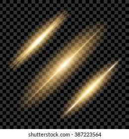 Creative concept Vector set of glow light effect stars bursts with sparkles isolated on black background. For illustration template art design, banner for Christmas celebrate, magic flash energy ray.