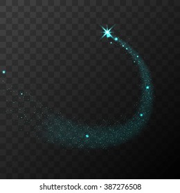 Creative concept Vector set of glow light effect stars bursts with sparkles isolated on black background. For illustration template art design, banner for Christmas celebrate, magic flash energy ray.
