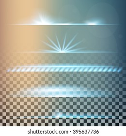 Creative concept Vector set of glow light effect stars bursts with sparkles isolated on black background. For illustration template art design, banner for Christmas celebrate, magic flash energy ray.