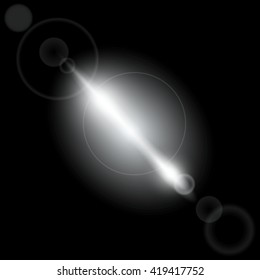 Creative concept Vector set of glow light effect stars bursts with sparkles isolated on black background. For illustration template art design, banner for Christmas celebrate, magic flash energy ray.
