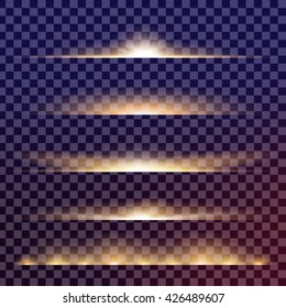 Creative concept Vector set of glow light effect stars bursts with sparkles isolated on black background. For illustration template art design, banner for Christmas celebrate, magic flash energy ray.