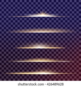 Creative concept Vector set of glow light effect stars bursts with sparkles isolated on black background. For illustration template art design, banner for Christmas celebrate, magic flash energy ray.