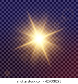 Creative concept Vector set of glow light effect stars bursts with sparkles isolated on black background. For illustration template art design, banner for Christmas celebrate, magic flash energy ray.