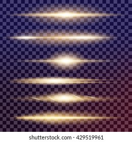 Creative concept Vector set of glow light effect stars bursts with sparkles isolated on black background. For illustration template art design, banner for Christmas celebrate, magic flash energy ray.