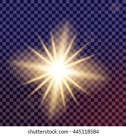 Creative concept Vector set of glow light effect stars bursts with sparkles isolated on black background. For illustration template art design, banner for Christmas celebrate, magic flash energy ray.