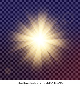 Creative concept Vector set of glow light effect stars bursts with sparkles isolated on black background. For illustration template art design, banner for Christmas celebrate, magic flash energy ray.