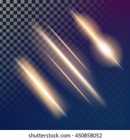 Creative concept Vector set of glow light effect stars bursts with sparkles isolated on black background. For illustration template art design, banner for Christmas celebrate, magic flash energy ray.