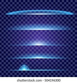 Creative concept Vector set of glow light effect stars bursts with sparkles isolated on black background. For illustration template art design, banner for Christmas celebrate, magic flash energy ray.