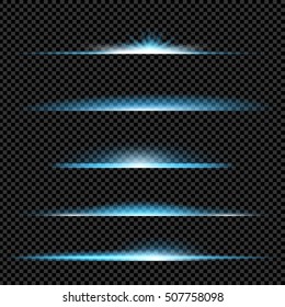 Creative concept Vector set of glow light effect stars bursts with sparkles isolated on black background. For illustration template art design, banner for Christmas celebrate, magic flash energy ray.