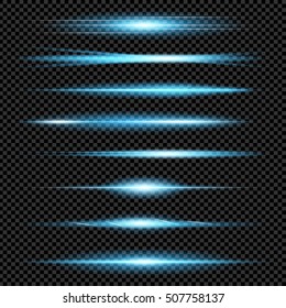 Creative concept Vector set of glow light effect stars bursts with sparkles isolated on black background. For illustration template art design, banner for Christmas celebrate, magic flash energy ray.