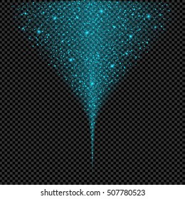 Creative concept Vector set of glow light effect stars bursts with sparkles isolated on black background. For illustration template art design, banner for Christmas celebrate, magic flash energy ray.