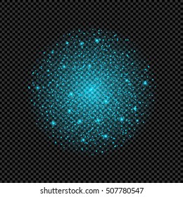 Creative concept Vector set of glow light effect stars bursts with sparkles isolated on black background. For illustration template art design, banner for Christmas celebrate, magic flash energy ray.