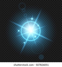 Creative concept Vector set of glow light effect stars bursts with sparkles isolated on black background. For illustration template art design, banner for Christmas celebrate, magic flash energy ray.