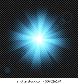 Creative concept Vector set of glow light effect stars bursts with sparkles isolated on black background. For illustration template art design, banner for Christmas celebrate, magic flash energy ray.