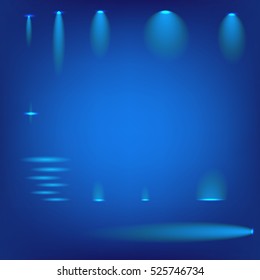 Creative concept Vector set of glow light effect stars bursts with sparkles isolated on black background. For illustration template art design, banner for Christmas celebrate, magic flash energy ray.