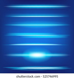 Creative concept Vector set of glow light effect stars bursts with sparkles isolated on black background. For illustration template art design, banner for Christmas celebrate, magic flash energy ray.