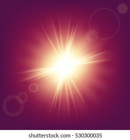 Creative concept Vector set of glow light effect stars bursts with sparkles isolated on black background. For illustration template art design, banner for Christmas celebrate, magic flash energy ray.