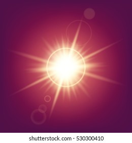 Creative concept Vector set of glow light effect stars bursts with sparkles isolated on black background. For illustration template art design, banner for Christmas celebrate, magic flash energy ray.