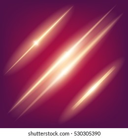 Creative concept Vector set of glow light effect stars bursts with sparkles isolated on black background. For illustration template art design, banner for Christmas celebrate, magic flash energy ray.