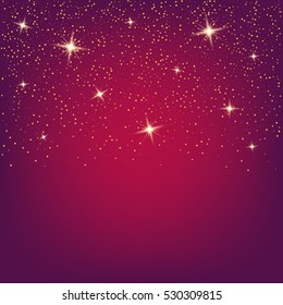Creative concept Vector set of glow light effect stars bursts with sparkles isolated on black background. For illustration template art design, banner for Christmas celebrate, magic flash energy ray.