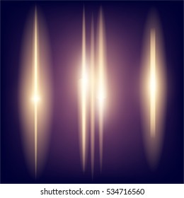 Creative concept Vector set of glow light effect stars bursts with sparkles isolated on black background. For illustration template art design, banner for Christmas celebrate, magic flash energy ray.
