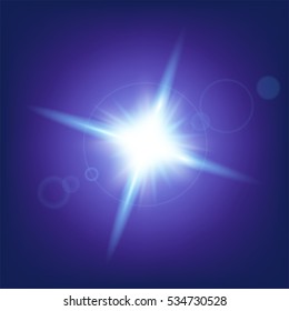 Creative concept Vector set of glow light effect stars bursts with sparkles isolated on black background. For illustration template art design, banner for Christmas celebrate, magic flash energy ray.