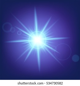 Creative concept Vector set of glow light effect stars bursts with sparkles isolated on black background. For illustration template art design, banner for Christmas celebrate, magic flash energy ray.