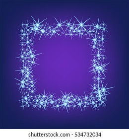 Creative concept Vector set of glow light effect stars bursts with sparkles isolated on black background. For illustration template art design, banner for Christmas celebrate, magic flash energy ray.