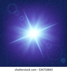 Creative concept Vector set of glow light effect stars bursts with sparkles isolated on black background. For illustration template art design, banner for Christmas celebrate, magic flash energy ray.