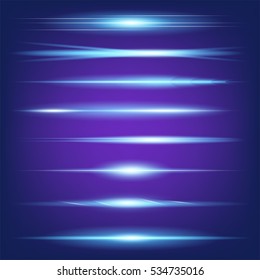 Creative concept Vector set of glow light effect stars bursts with sparkles isolated on black background. For illustration template art design, banner for Christmas celebrate, magic flash energy ray.