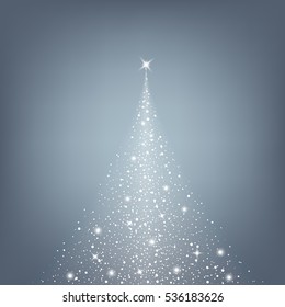 Creative concept Vector set of glow light effect stars bursts with sparkles isolated on black background. For illustration template art design, banner for Christmas celebrate, magic flash energy ray.