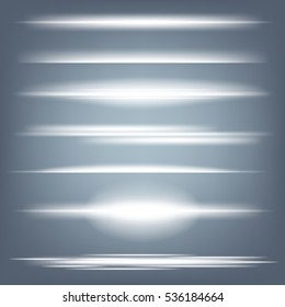 Creative concept Vector set of glow light effect stars bursts with sparkles isolated on black background. For illustration template art design, banner for Christmas celebrate, magic flash energy ray.