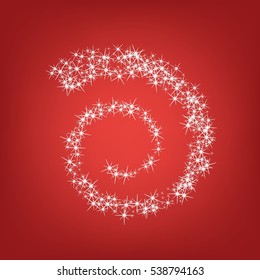 Creative concept Vector set of glow light effect stars bursts with sparkles isolated on black background. For illustration template art design, banner for Christmas celebrate, magic flash energy ray.
