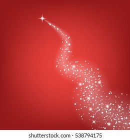 Creative concept Vector set of glow light effect stars bursts with sparkles isolated on black background. For illustration template art design, banner for Christmas celebrate, magic flash energy ray.