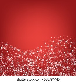 Creative concept Vector set of glow light effect stars bursts with sparkles isolated on black background. For illustration template art design, banner for Christmas celebrate, magic flash energy ray.