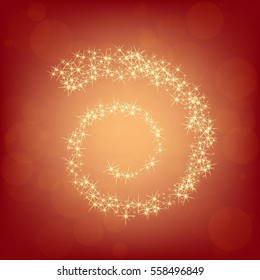 Creative concept Vector set of glow light effect stars bursts with sparkles isolated on black background. For illustration template art design, banner for Christmas celebrate, magic flash energy ray.